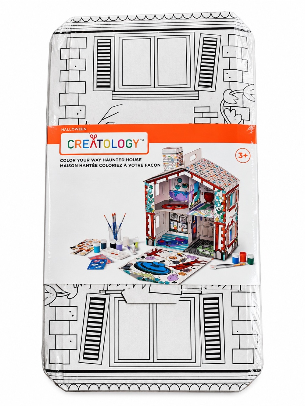 Creatology Halloween Kids Craft Color Your Way Foldable Haunted House